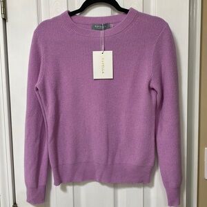 Ravella 100% pure cashmere crew neck sweater. NWT. XS